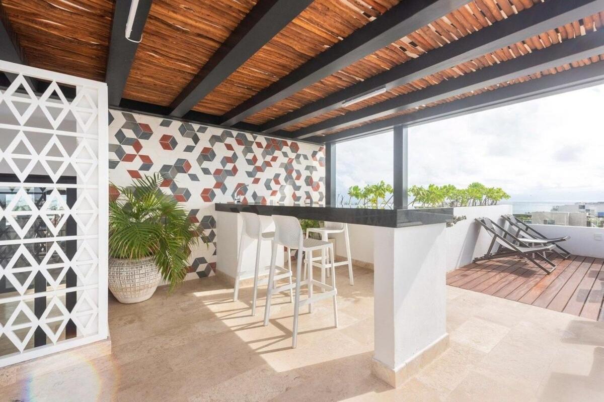 Apartamento Moderno Estudio Increible Roof Pool & Gym Quinta Av Playa del Carmen