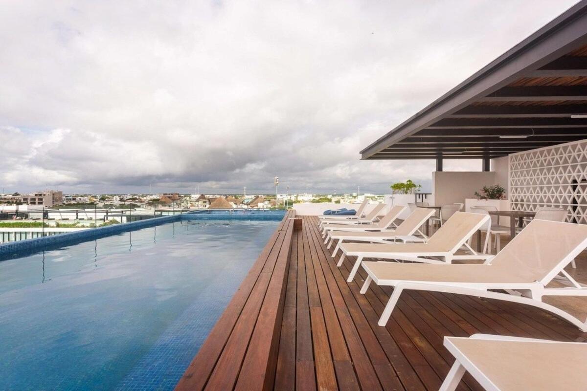 Moderno Estudio Increible Roof Pool & Gym Quinta Av Playa del Carmen